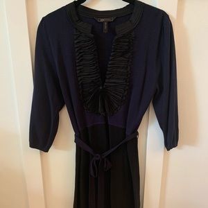 BCBG sweater dress with beautiful chest detail